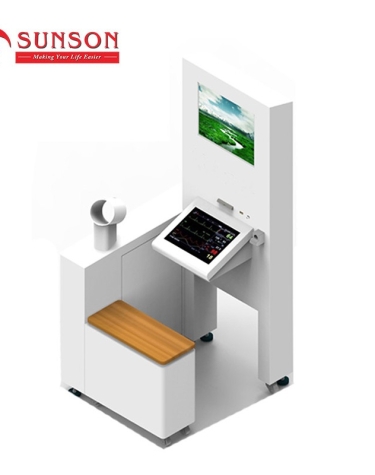 Body Weight and Heart Rate Check Medical Health Care Kiosk