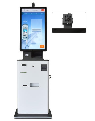 Self Payment Check-In Kiosk with Bill Acceptor