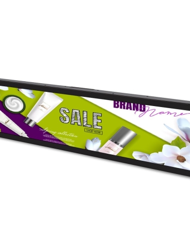 Ultra Wide Stretched Bar LCD Screen