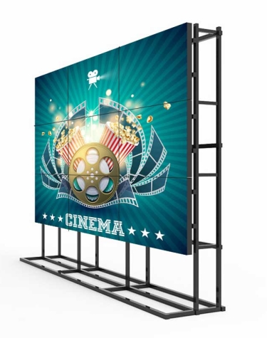 LCD Video Wall Unit Multi-Splicing Screens 2×3 3×3 Panels for Advertising