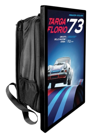 Android Touch Screen Backpack Billboard