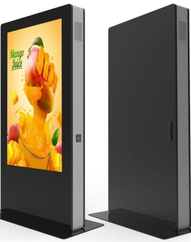 55 Inch Outdoor Floor Standing Waterproof Sunlight Readable LCD Kiosk