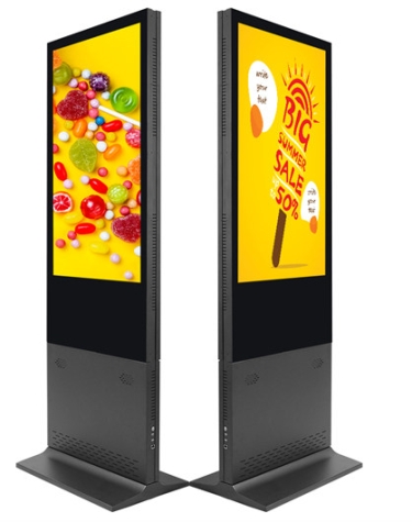 55 inch Gas Station Standalone Portable Double Sided Digital Totem Sign
